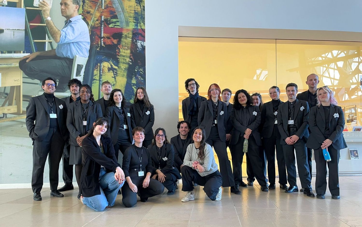 agents d accueil à la Fondation Louis Vuitton